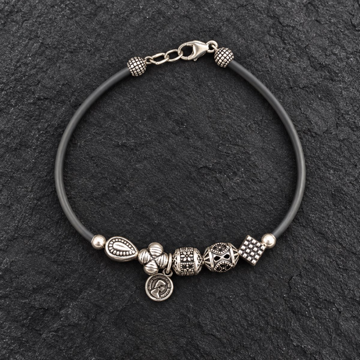 Heritage Coin Silver Charm Bracelet